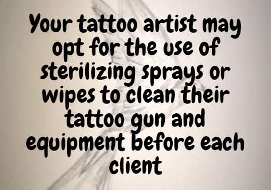 How to keep clean a tattoo gun