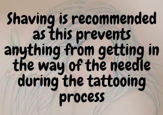 How shaved skin can help your tattoo artist