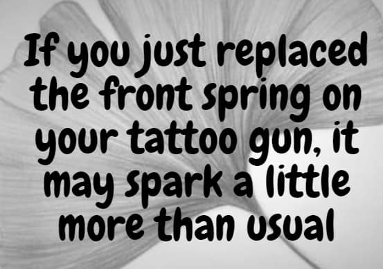 When your tattoo gun can sparkle
